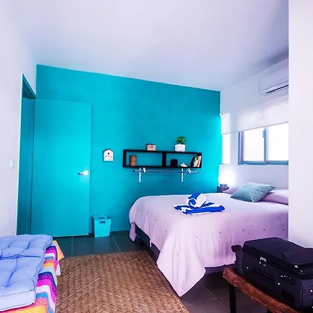Azul y Turquesa. Tulum Villa de 2 habitaciones con Roof top pool