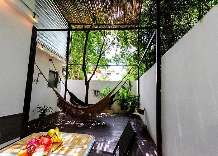 Azul y Turquesa. Tulum Villa de 2 habitaciones con Roof top pool